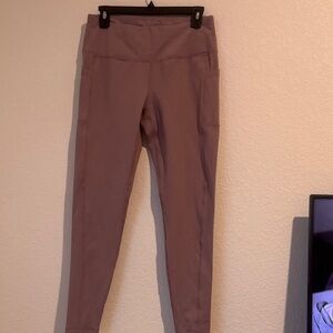 Dusty Pink High-Waisted Leggings